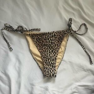 PacSun leopard print bikini bottoms